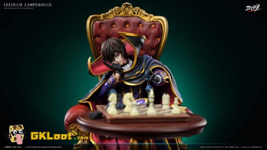 Zoldyck Studio 1/6 Code Geass Lelouch Lamperouge Statue - View 6 Zoldyck Studio 1/6 Code Geass Lelouch Lamperouge Statue - View 6