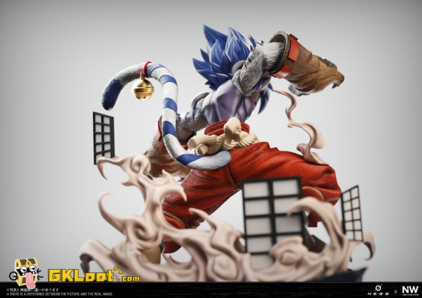 Hess & Night Wings Studio Onmyo Taisenki White Tiger Kogenta Statue - View 2 Hess & Night Wings Studio Onmyo Taisenki White Tiger Kogenta Statue - View 2