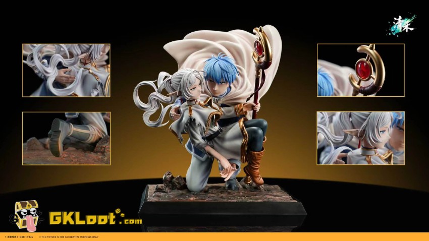 Qing He Studio 1/6 Frieren: Beyond Journey's End Frieren & Himmel Statue - View 4 Qing He Studio 1/6 Frieren: Beyond Journey's End Frieren & Himmel Statue - View 4