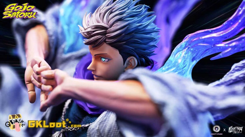 Gravity Studio 1/6 Jujutsu Kaisen Satoru Gojo Statue w/ LED - View 8 Gravity Studio 1/6 Jujutsu Kaisen Satoru Gojo Statue w/ LED - View 8