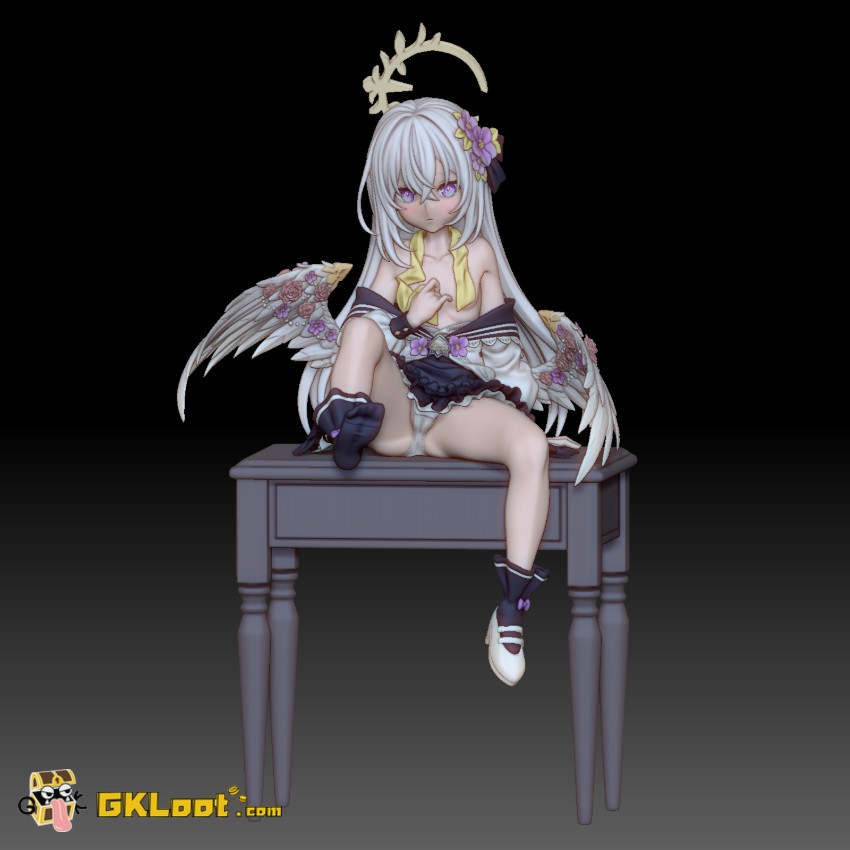 Mi Li Studio Blue Archive Shirasu Azusa Statue - View 2 Mi Li Studio Blue Archive Shirasu Azusa Statue - View 2