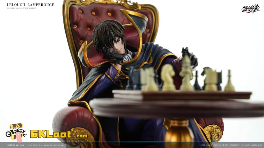 Zoldyck Studio 1/6 Code Geass Lelouch Lamperouge Statue - View 9 Zoldyck Studio 1/6 Code Geass Lelouch Lamperouge Statue - View 9