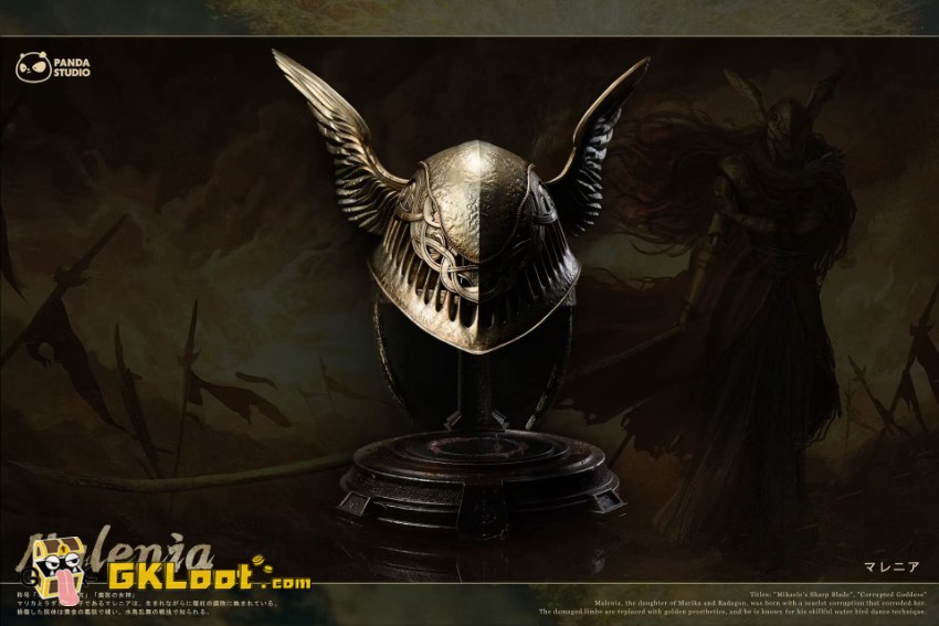 Panda Studio 1/1 Elden Ring Malenia Helmet Statue - View 2 Panda Studio 1/1 Elden Ring Malenia Helmet Statue - View 2