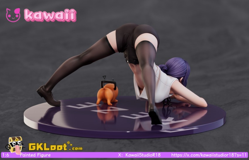 Kawaii Studio 1/6 Chainsaw Man Reze Statue - View 4 Kawaii Studio 1/6 Chainsaw Man Reze Statue - View 4