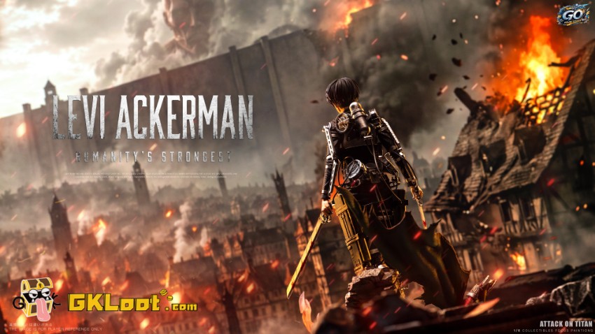 Go Figure Studio Attack on Titan Levi Ackerman Statue - View 2 Go Figure Studio Attack on Titan Levi Ackerman Statue - View 2