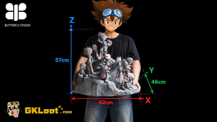 Butterfly Studio 1/6 Digimon Collection Statue - View 1 Butterfly Studio 1/6 Digimon Collection Statue - View 1