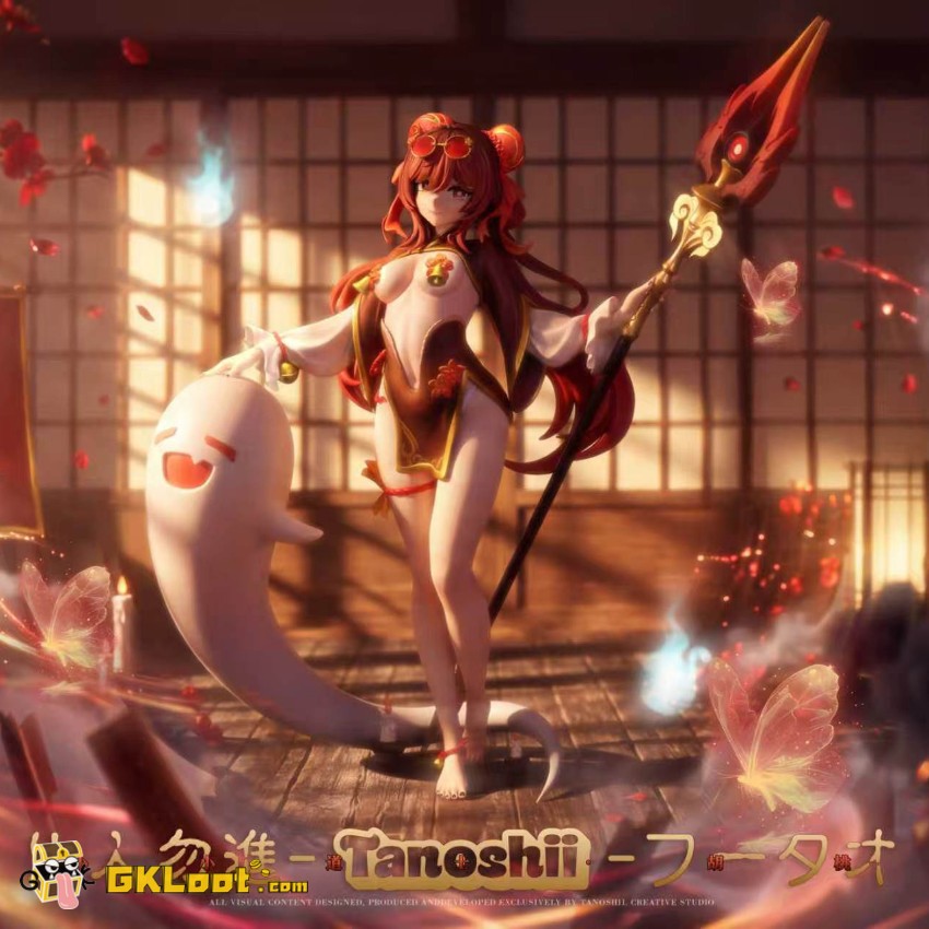 TANOSHII Studio 1/6 Genshin Impact Hu Tao Statue - View 1 TANOSHII Studio 1/6 Genshin Impact Hu Tao Statue - View 1