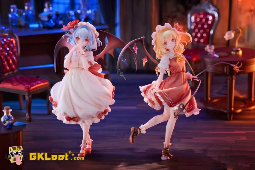 LLK Studio 1/7 Touhou Project Flandre Scarlet & Remilia Scarlet Statue - View 2 LLK Studio 1/7 Touhou Project Flandre Scarlet & Remilia Scarlet Statue - View 2