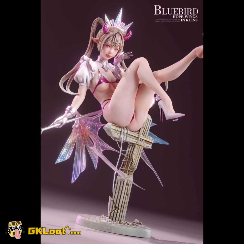 SHITUKA Licensed Blue Bird Unpainted Model - View 1 SHITUKA Licensed Blue Bird Unpainted Model - View 1
