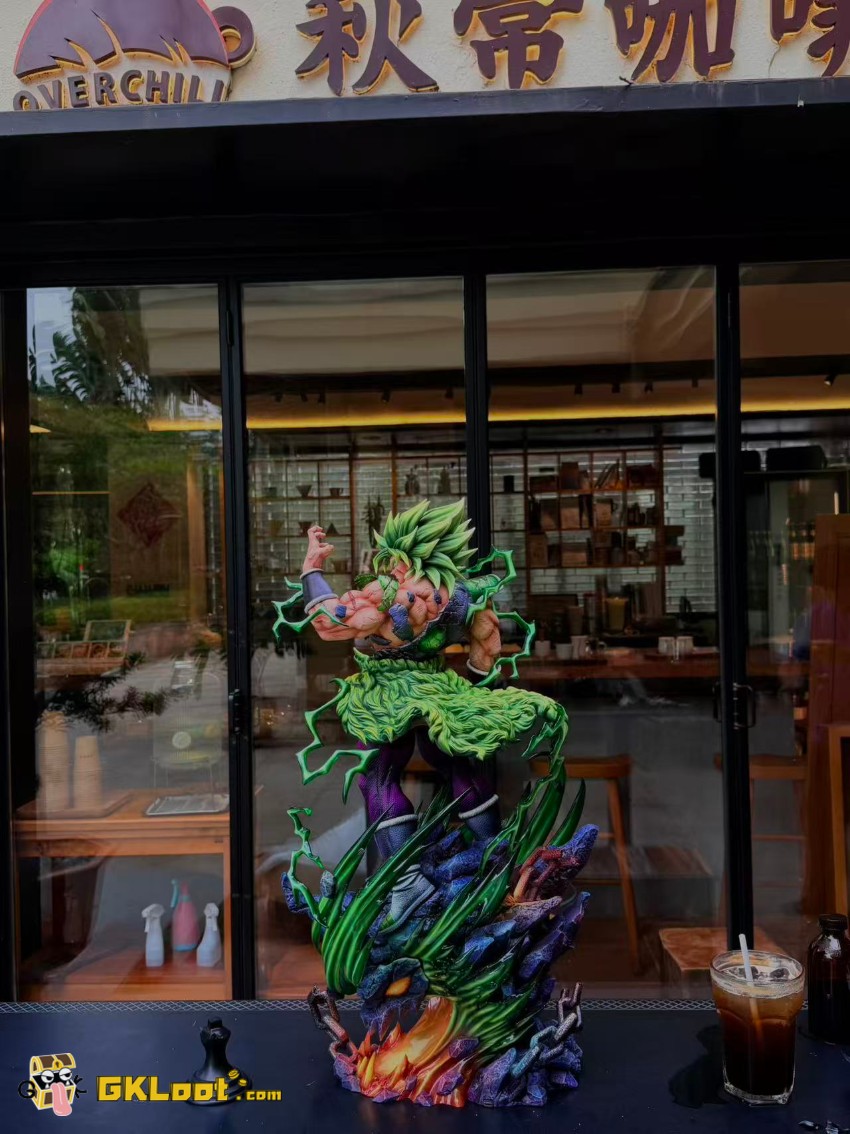 Yi Shou Studio Dragon Ball Broly Statue w/ LED - View 7 Yi Shou Studio Dragon Ball Broly Statue w/ LED - View 7