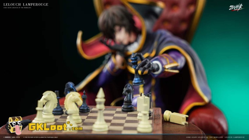 Zoldyck Studio 1/6 Code Geass Lelouch Lamperouge Statue - View 4 Zoldyck Studio 1/6 Code Geass Lelouch Lamperouge Statue - View 4