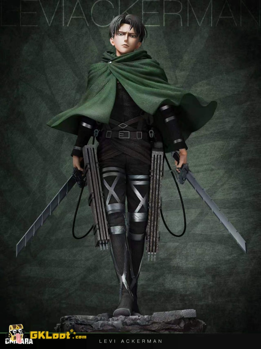 Chikara Studio 1/6 Attack on Titan Levi Ackerman Statue - View 1 Chikara Studio 1/6 Attack on Titan Levi Ackerman Statue - View 1