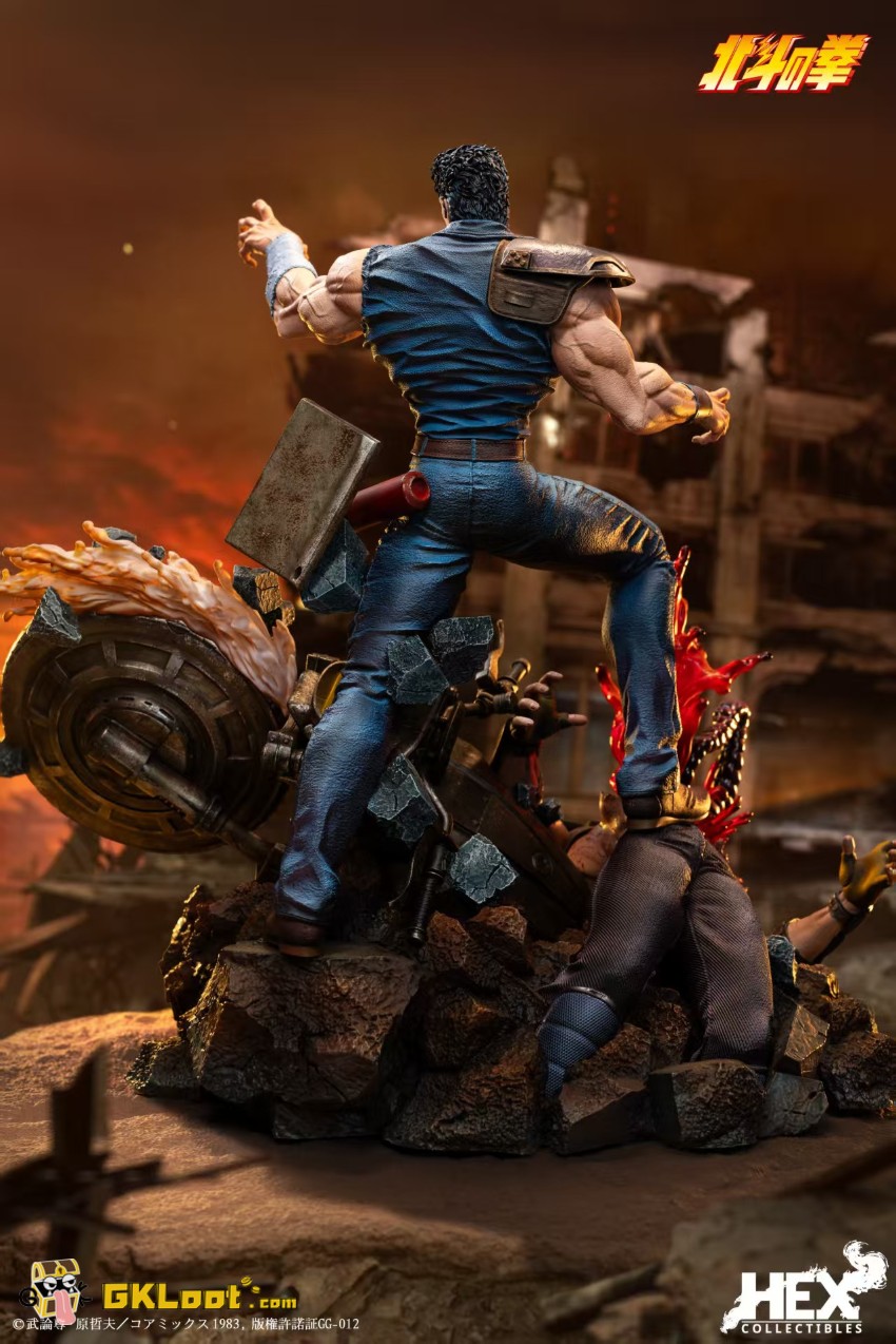 HEX Collectibles Studio 1/6 Fist of the North Star Kenshiro Statue - View 7 HEX Collectibles Studio 1/6 Fist of the North Star Kenshiro Statue - View 7