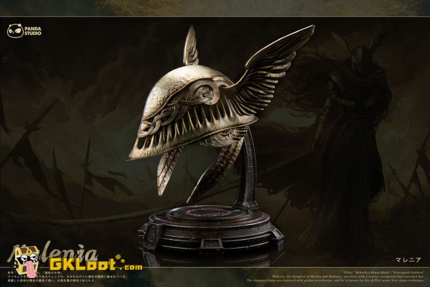 Panda Studio 1/1 Elden Ring Malenia Helmet Statue - View 5 Panda Studio 1/1 Elden Ring Malenia Helmet Statue - View 5