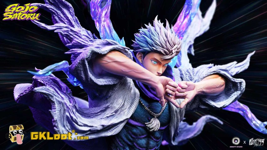 Gravity Studio 1/6 Jujutsu Kaisen Satoru Gojo Statue w/ LED - View 5 Gravity Studio 1/6 Jujutsu Kaisen Satoru Gojo Statue w/ LED - View 5