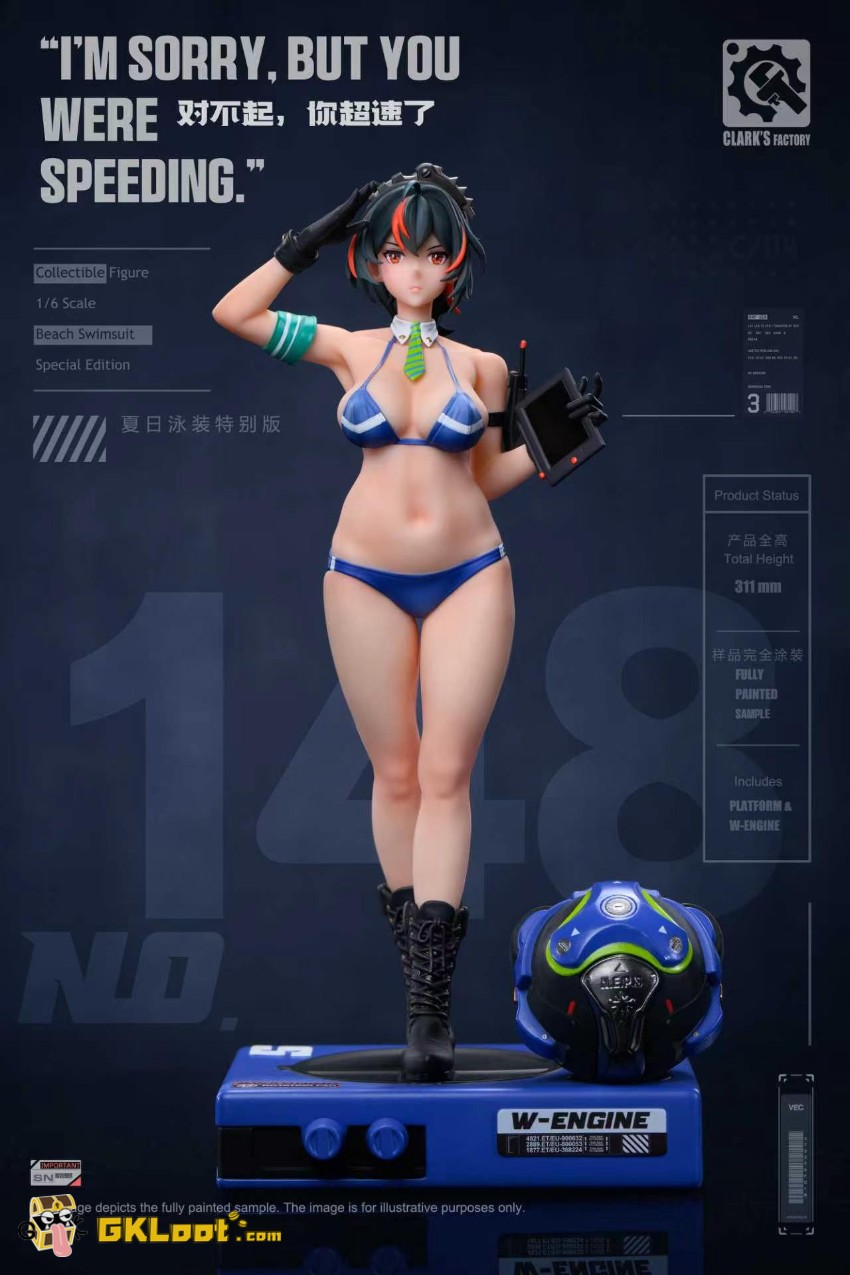 Clarke's Factory Studio 1/6 Zenless Zone Zero Zhu Yuan Statue - View 2 Clarke's Factory Studio 1/6 Zenless Zone Zero Zhu Yuan Statue - View 2