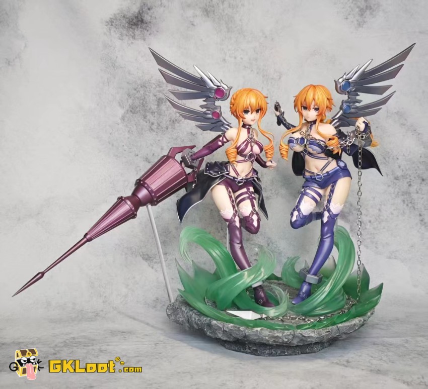 DongFangRenXing Studio Date A Live Yamai Kazamachi & Yuzuru Yamai Statue - View 3 DongFangRenXing Studio Date A Live Yamai Kazamachi & Yuzuru Yamai Statue - View 3