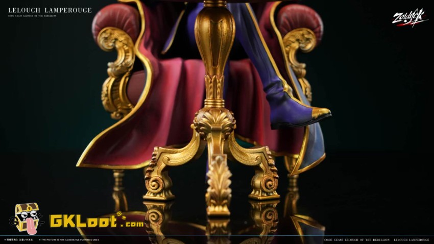 Zoldyck Studio 1/6 Code Geass Lelouch Lamperouge Statue - View 2 Zoldyck Studio 1/6 Code Geass Lelouch Lamperouge Statue - View 2