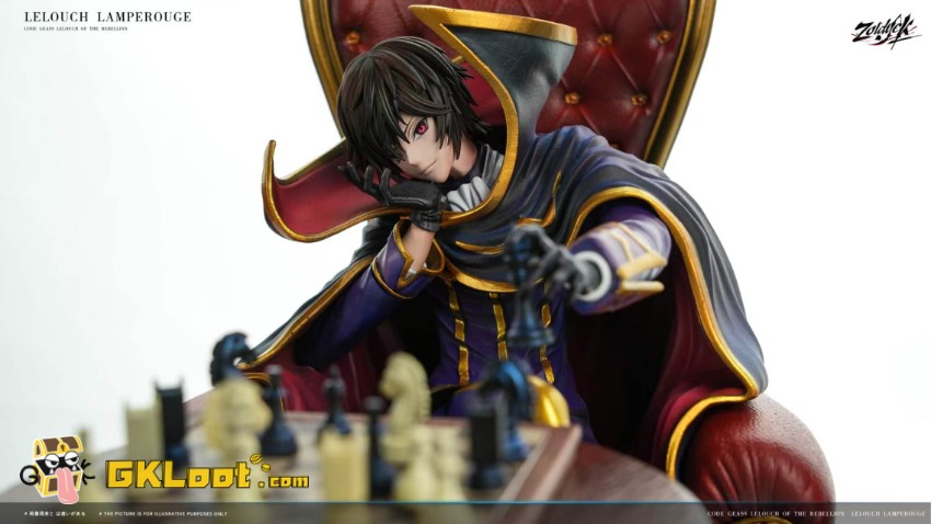 Zoldyck Studio 1/6 Code Geass Lelouch Lamperouge Statue - View 8 Zoldyck Studio 1/6 Code Geass Lelouch Lamperouge Statue - View 8
