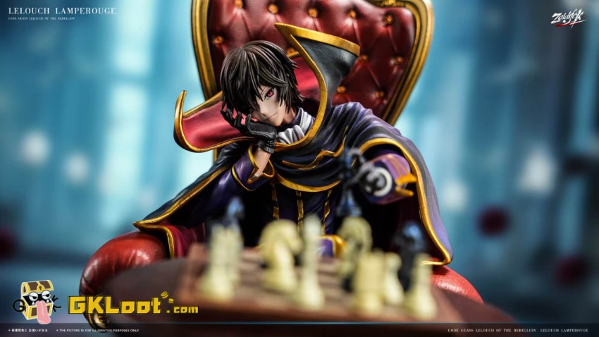 Zoldyck Studio 1/6 Code Geass Lelouch Lamperouge Statue - View 7 Zoldyck Studio 1/6 Code Geass Lelouch Lamperouge Statue - View 7