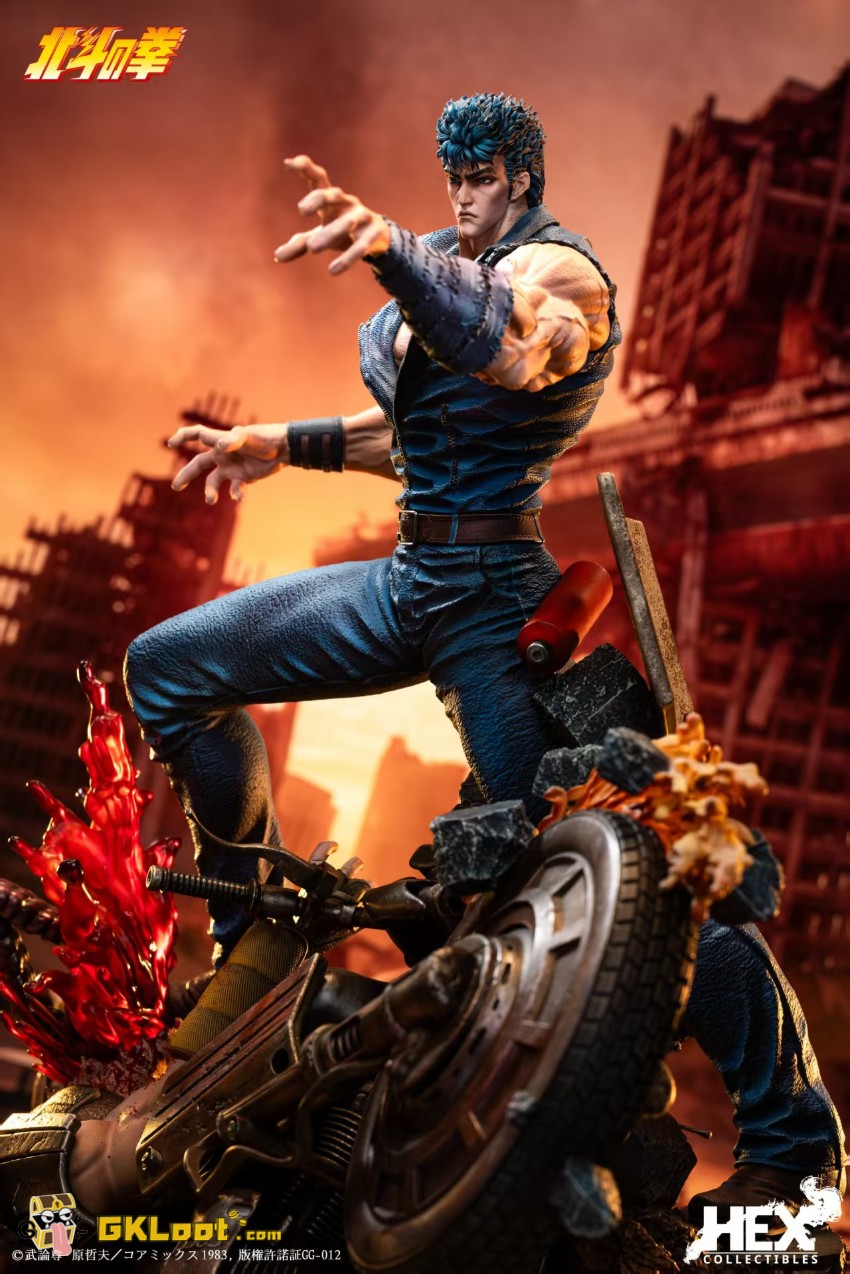 HEX Collectibles Studio 1/6 Fist of the North Star Kenshiro Statue - View 4 HEX Collectibles Studio 1/6 Fist of the North Star Kenshiro Statue - View 4