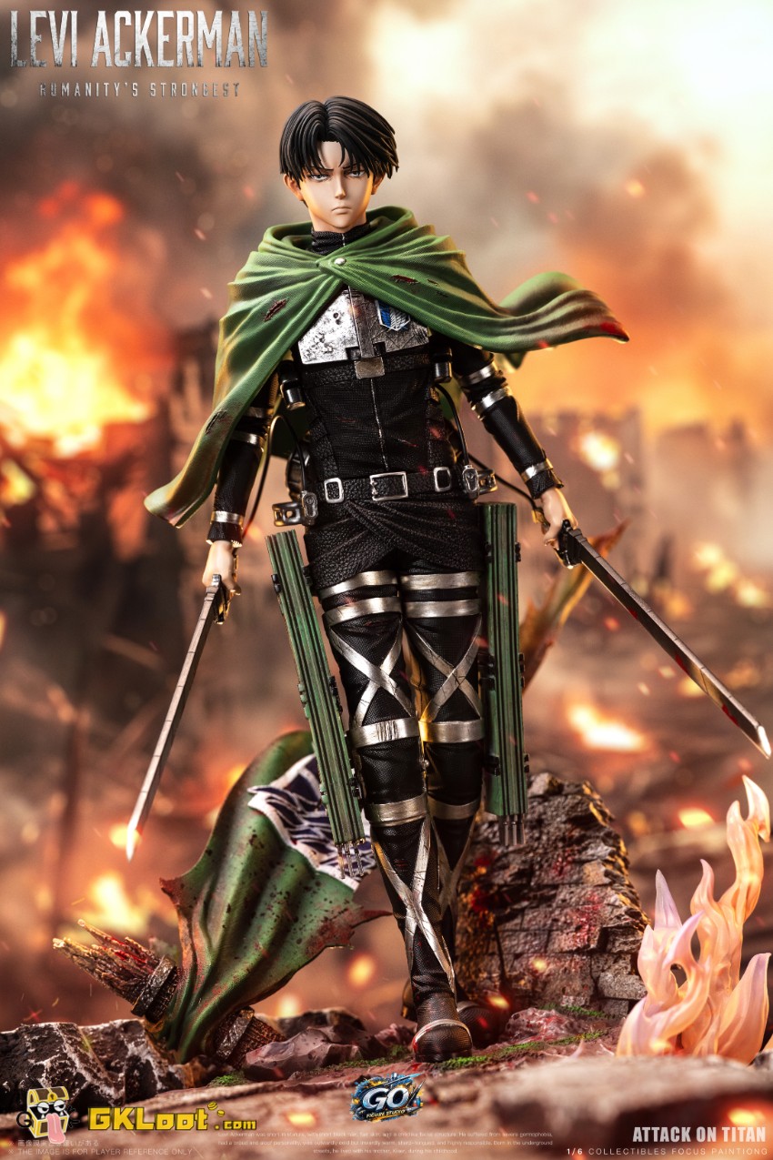 Go Figure Studio Attack on Titan Levi Ackerman Statue - View 13 Go Figure Studio Attack on Titan Levi Ackerman Statue - View 13