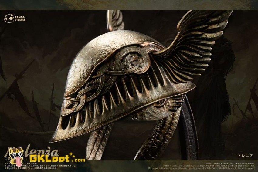 Panda Studio 1/1 Elden Ring Malenia Helmet Statue - View 6 Panda Studio 1/1 Elden Ring Malenia Helmet Statue - View 6