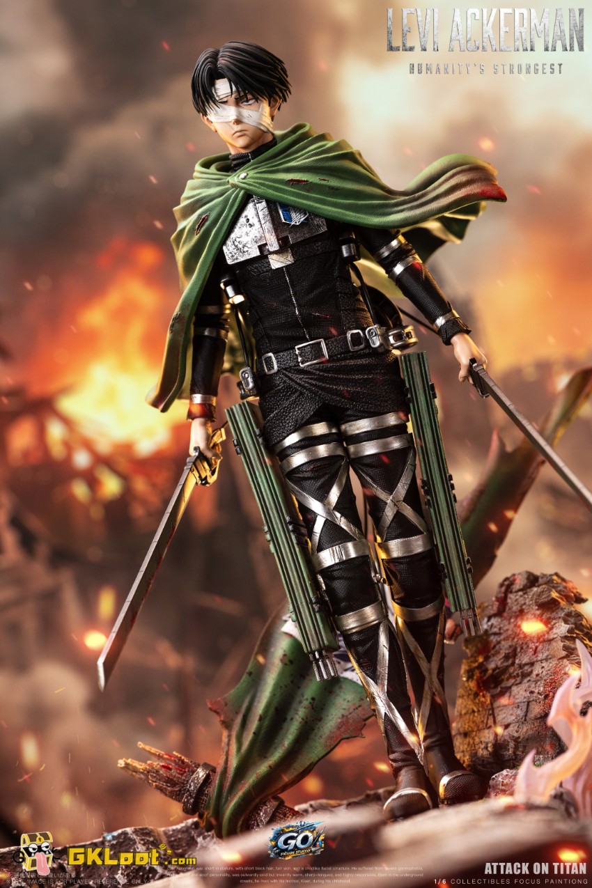 Go Figure Studio Attack on Titan Levi Ackerman Statue - View 12 Go Figure Studio Attack on Titan Levi Ackerman Statue - View 12