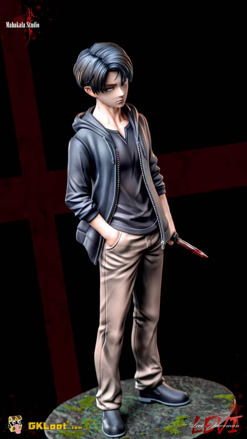 Mahakala Studio 1/6 Attack on Titan Levi Ackerman Statue - View 3 Mahakala Studio 1/6 Attack on Titan Levi Ackerman Statue - View 3