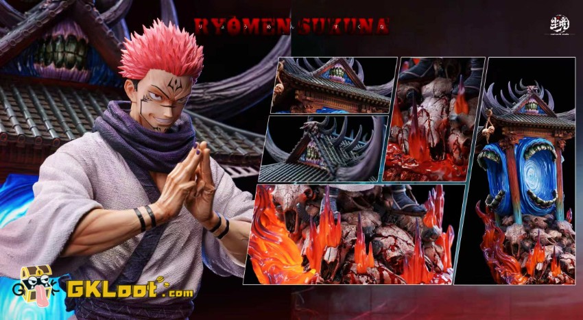 Real World Studio 1/6 Jujutsu Kaisen Ryomen Sukuna Statue - View 8 Real World Studio 1/6 Jujutsu Kaisen Ryomen Sukuna Statue - View 8
