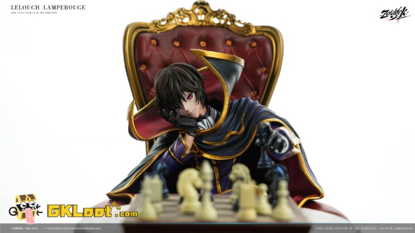Zoldyck Studio 1/6 Code Geass Lelouch Lamperouge Statue - View 10 Zoldyck Studio 1/6 Code Geass Lelouch Lamperouge Statue - View 10