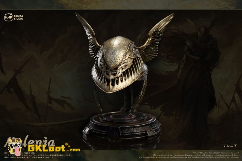 Panda Studio 1/1 Elden Ring Malenia Helmet Statue - View 8 Panda Studio 1/1 Elden Ring Malenia Helmet Statue - View 8