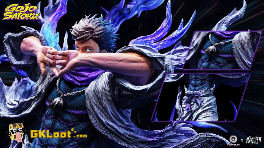 Gravity Studio 1/6 Jujutsu Kaisen Satoru Gojo Statue w/ LED - View 7 Gravity Studio 1/6 Jujutsu Kaisen Satoru Gojo Statue w/ LED - View 7