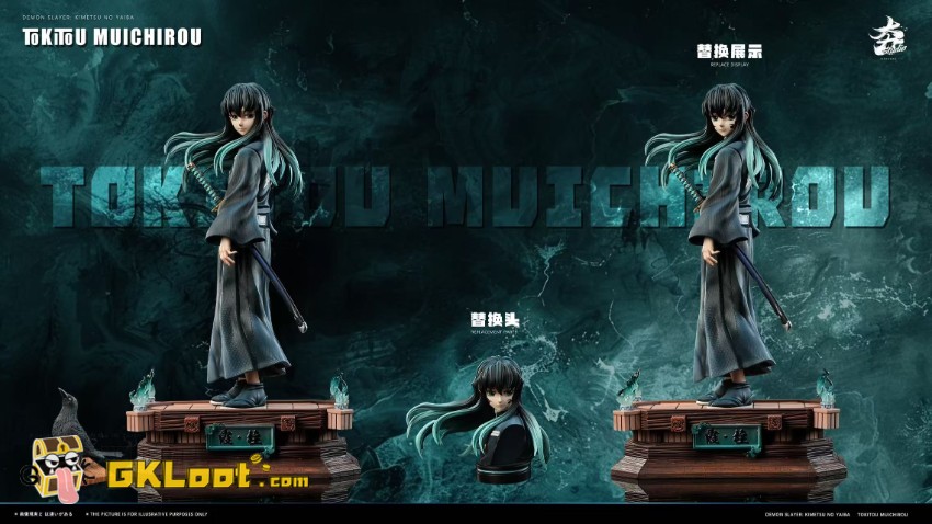 Hang Studio Demon Slayer Tokitou Muichirou Statue - View 9 Hang Studio Demon Slayer Tokitou Muichirou Statue - View 9