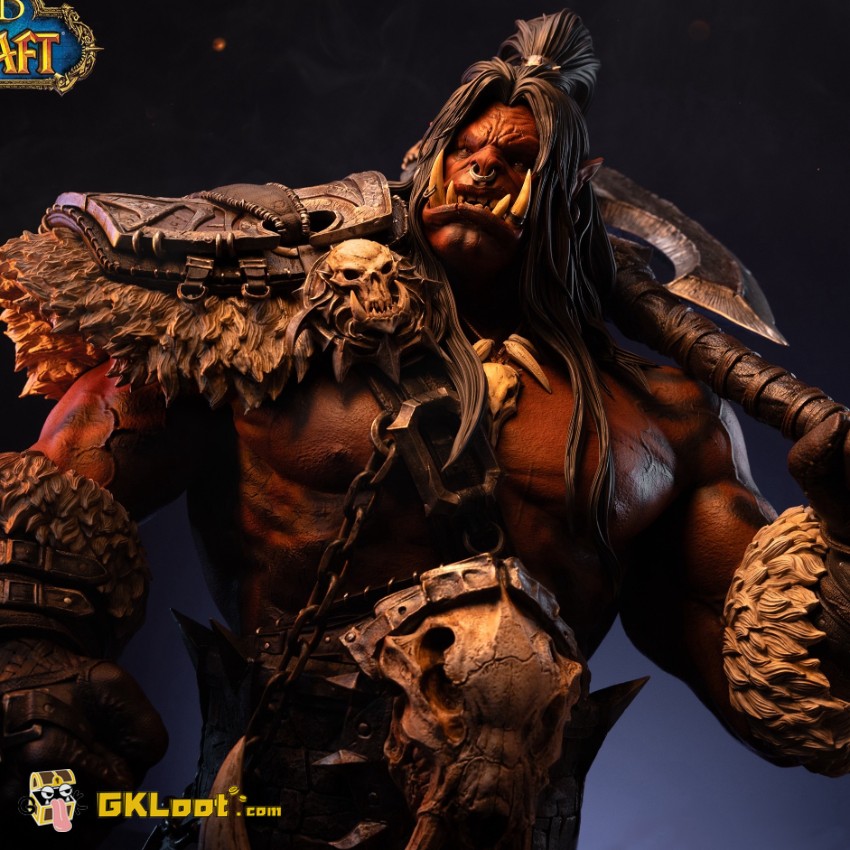 Infinity Studio 1/3 World of Warcraft Licensed Grommash Hellscream Bust - View 2 Infinity Studio 1/3 World of Warcraft Licensed Grommash Hellscream Bust - View 2