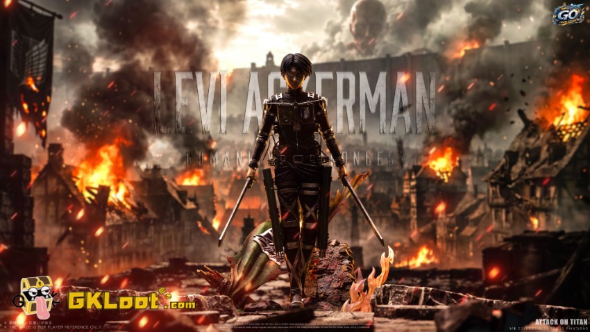 Go Figure Studio Attack on Titan Levi Ackerman Statue - View 14 Go Figure Studio Attack on Titan Levi Ackerman Statue - View 14