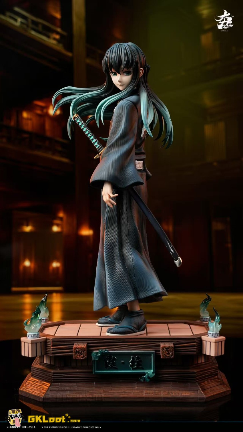 Hang Studio Demon Slayer Tokitou Muichirou Statue - View 6 Hang Studio Demon Slayer Tokitou Muichirou Statue - View 6