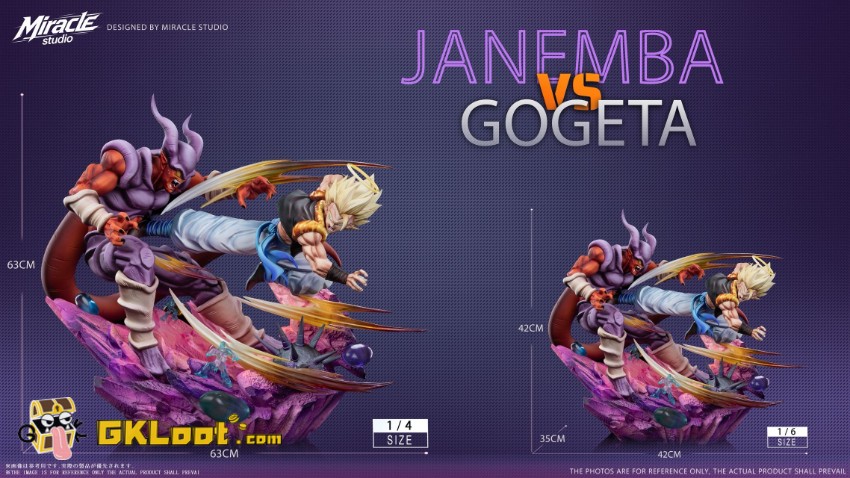 Miracle Studio Dragon Ball Gogeta & Janemba Statue - View 3 Miracle Studio Dragon Ball Gogeta & Janemba Statue - View 3