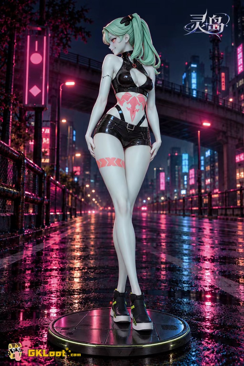 Ling Dong Studio 1/6 Cyberpunk: Edgerunners Rebecca Statue - View 5 Ling Dong Studio 1/6 Cyberpunk: Edgerunners Rebecca Statue - View 5