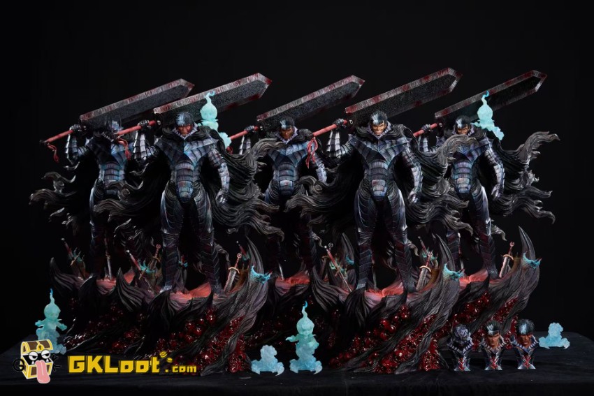 Black Studio Berserk Guts Statue - View 1 Black Studio Berserk Guts Statue - View 1