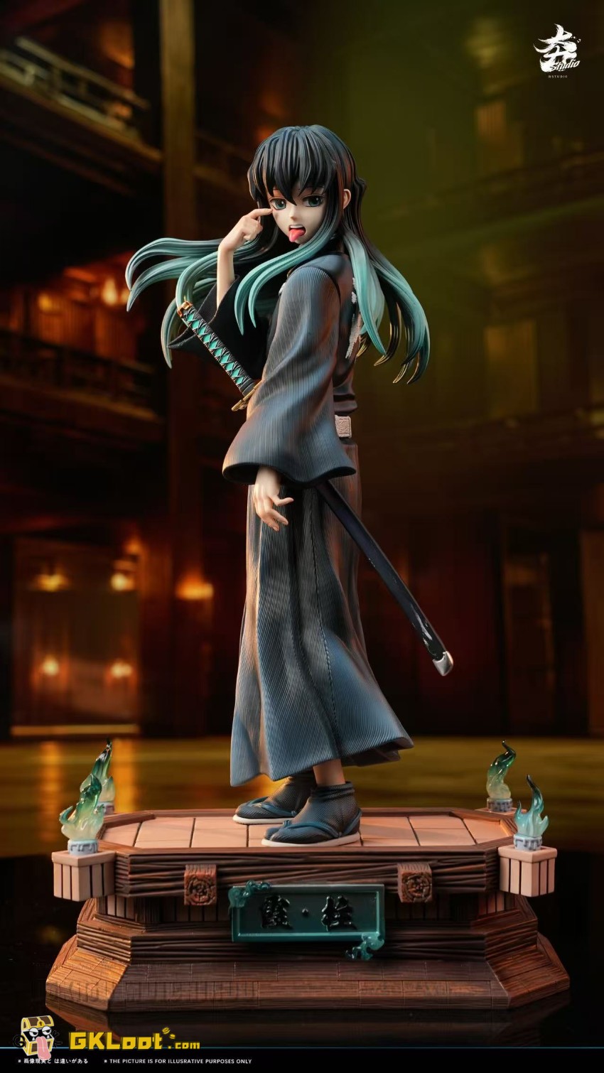 Hang Studio Demon Slayer Tokitou Muichirou Statue - View 8 Hang Studio Demon Slayer Tokitou Muichirou Statue - View 8