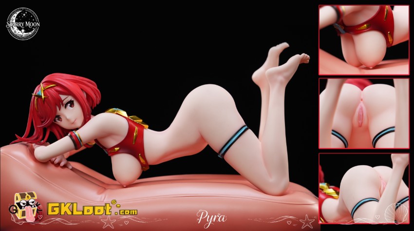 Starry Moon Atelier Studio 1/6 Xenoblade Chronicles Mythra & Pyra Statue - View 5 Starry Moon Atelier Studio 1/6 Xenoblade Chronicles Mythra & Pyra Statue - View 5