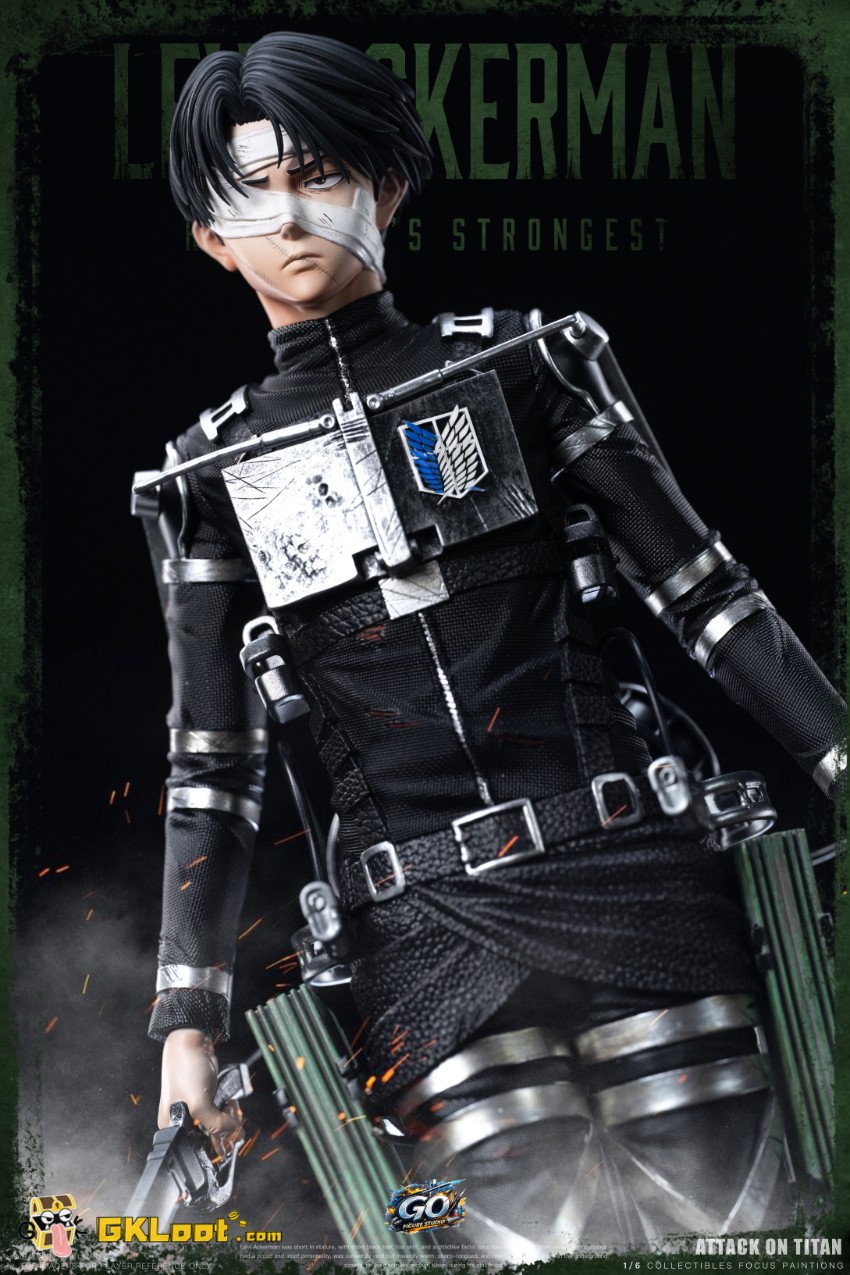 Go Figure Studio Attack on Titan Levi Ackerman Statue - View 11 Go Figure Studio Attack on Titan Levi Ackerman Statue - View 11