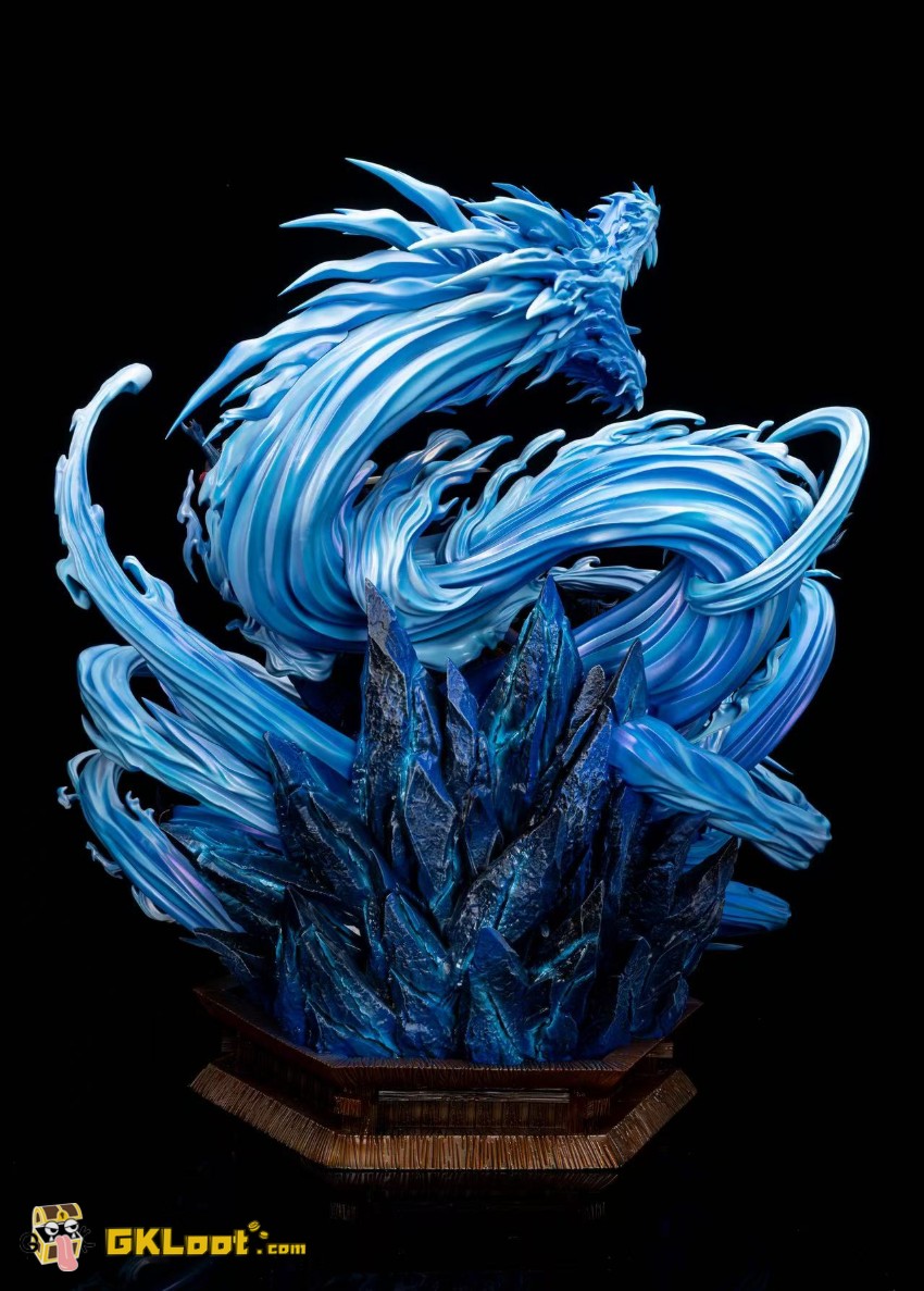 RAYCO ATOLL Studio 1/6 Demon Slayer Tanjiro Kamado & Giyu Tomioka Statue w/ LED - View 5 RAYCO ATOLL Studio 1/6 Demon Slayer Tanjiro Kamado & Giyu Tomioka Statue w/ LED - View 5