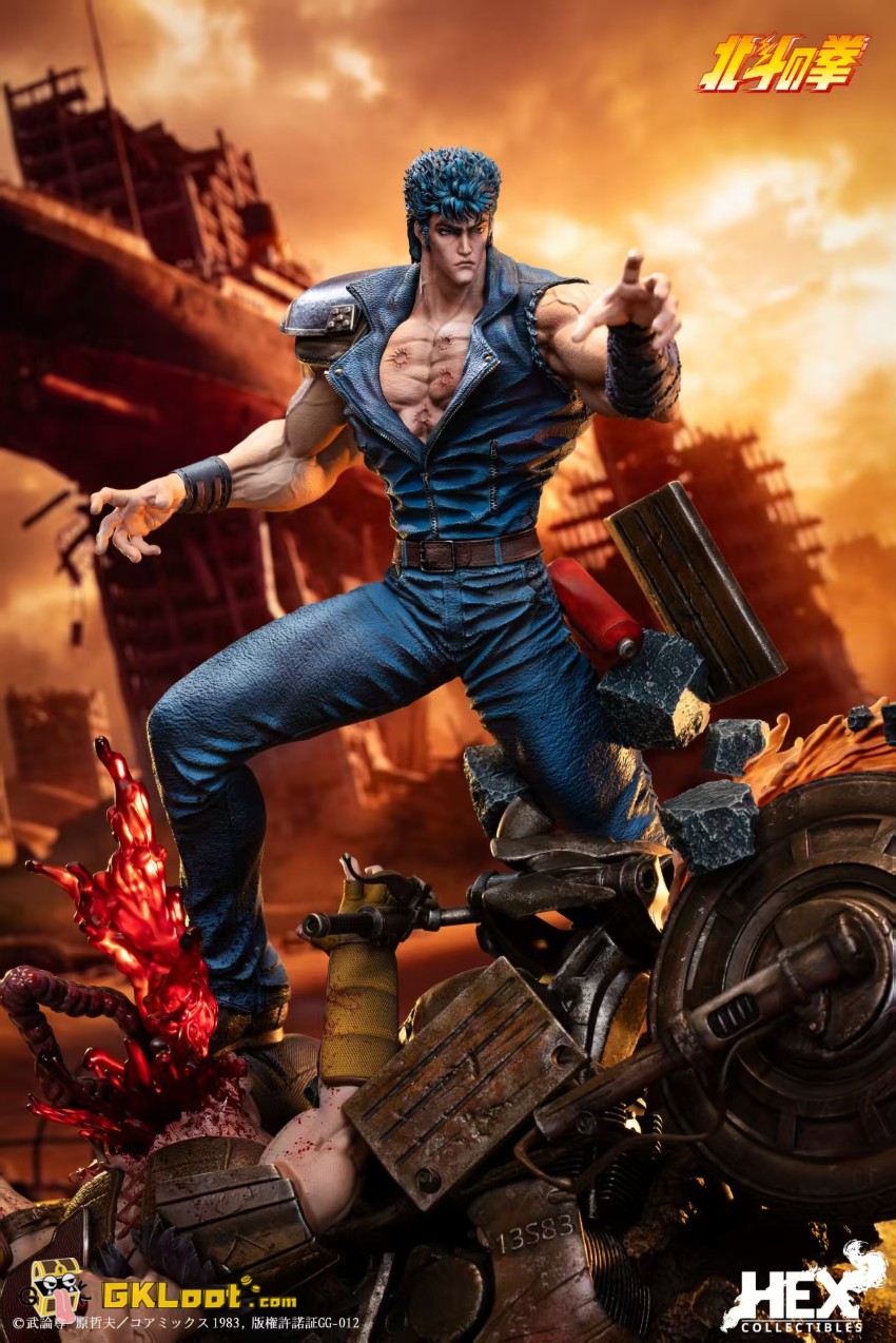 HEX Collectibles Studio 1/6 Fist of the North Star Kenshiro Statue - View 5 HEX Collectibles Studio 1/6 Fist of the North Star Kenshiro Statue - View 5