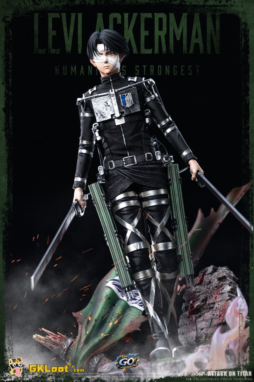Go Figure Studio Attack on Titan Levi Ackerman Statue - View 9 Go Figure Studio Attack on Titan Levi Ackerman Statue - View 9