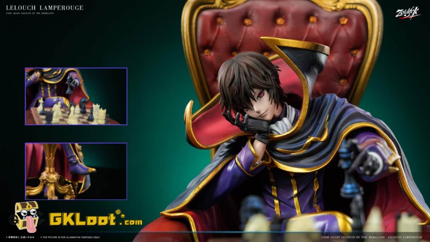 Zoldyck Studio 1/6 Code Geass Lelouch Lamperouge Statue - View 5 Zoldyck Studio 1/6 Code Geass Lelouch Lamperouge Statue - View 5