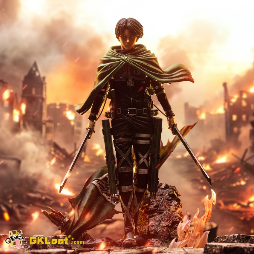 Go Figure Studio Attack on Titan Levi Ackerman Statue - View 1 Go Figure Studio Attack on Titan Levi Ackerman Statue - View 1