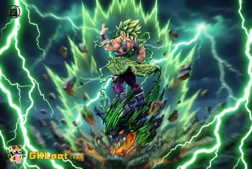 Yi Shou Studio Dragon Ball Broly Statue w/ LED - View 2 Yi Shou Studio Dragon Ball Broly Statue w/ LED - View 2