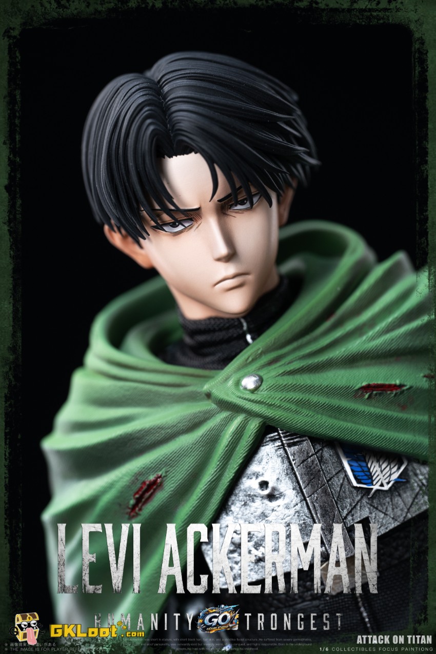 Go Figure Studio Attack on Titan Levi Ackerman Statue - View 5 Go Figure Studio Attack on Titan Levi Ackerman Statue - View 5